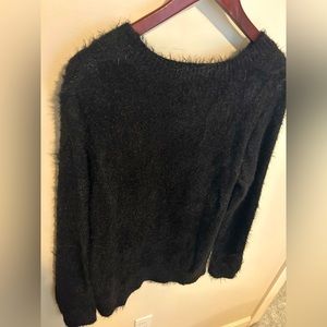 Target A New Day Black Eyelash Sweater